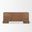 Jonan Wood And Dark Aged Brass 2 Door 3 Drawer Sideboard In Medium Brown