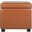 Jonathan Black and Saddle Flip Top Ottoman