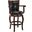 Jones 29 Inch Swivel Bar Stool In Cappuccino