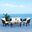 Jorda 4Pc Rope Living Set in Black and Beige