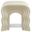 Jorin Squiggle Side Table In Ivory