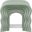 Jorin Squiggle Side Table In Sage