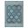 Jorka Tribal Power-Loomed Indoor/Outdoor Area Rug In Navy and Ivory
