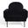 Josh Channel Tufted Chair In Black
