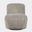 Josie Upholstered Swivel Accent Chair In Grey