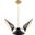 Journey 3-Light 3 Inch Arm Pendant In Black