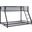 Jovie Twin Over Full Bunk Bed In Black