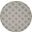 Jubilant Grey 5'3" x 5'3" Round Contemporary Area Rug