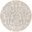 Jubilant Vintage 5'3" x 5'3" Indoor Rug In Ivory Beige