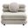 Jubilee Modular Performance Velvet Armless Chair In Almond