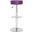 Jude Purple Swivel Bar Stool