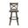Julia 30 Inch Bar Height Swivel Stool In Cobblestone and Textured Ash