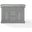 Julia Stainless Steel Top Kitchen Island In Gray