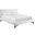 Julia White Queen Biscuit Tufted Performance Velvet Platform Bed