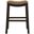 Julian 26 Inch Faux Leather Seat Counter-Height Wood Barstool In Espresso and Tan