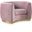 Julian Velvet Chair In Pink