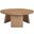 Julianna Wood Coffee Table In Rustic Oak