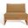 Julianne Brazilian Teak Patio Chair In Natural and Brown