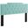 Juliet Tufted King/California King Performance Velvet Headboard In Mint