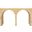 June 54-Inch Console Table In White Oak/Natural