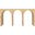 June 60-Inch Console Table In White Oak/Natural