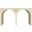 June Oak 54-Inch Console Table In Cream