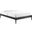 June Queen Wood Platform Bed Frame In Black