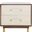 Justice 2 Drawer Nightstand in White Wash