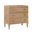 Justin 3-Drawer Nightstand In Acorn