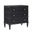 Justin 3-Drawer Nightstand In Black