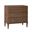 Justin 3-Drawer Nightstand In Walnut