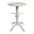 Justin Adjustable Barstool In Whitewash