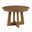 Kafe 44 Inch Round Pedestal Table In Latte