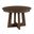 Kafe 44 Inch Round Pedestal Table In Mocha