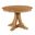 Kafe 44 Inch Round Quad Table In Cappuccino