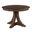 Kafe 44 Inch Round Quad Table In Mocha