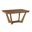 Kafe 60 Inch Rectangular Trestle Table In Latte
