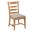 Kafe Ladder Back Chair Set of 2 In Cappuccino