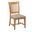 Kafe Rake Back Chair Set of 2 In Cappuccino