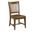 Kafe Rake Back Chair Set of 2 In Latte