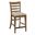 Kafe Tall Ladder Back Chair Set of 2 In Latte