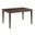 Kafe 60 Inch Counter Height Table In Mocha