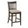 Kafe Tall Rake Back Chair Set of 2 In Mocha