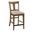 Kafe Tall Splat Back Chair Set of 2 In Latte