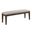 Kafe Upholstered Dining Bench In Mocha