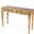 Kai 2 Drawer 45 Inch Burl Wood Console Table In Light Brown