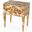 Kai 2 Drawer End Table In Brown and Cream