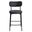 Kai Counter Stool Set of 2 In Chunky Grey and Black