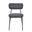 Kai Dining Chair Set of 2 In Chunky Grey and Black
