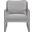 Kai Upholstered Accent Chair In Gray